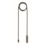 1 metre USB-C cable for charging and data transfer 60W black colour eighth view