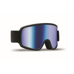 Ski goggles with mirrored lens, UV400 protection and scratch-resistant finish blue colour
