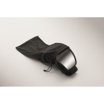 Ski goggles with mirrored lens, UV400 protection and scratch-resistant finish shiny silver colour fourth photographic view