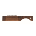 Stainless steel and wood cheese grater for everyday use wood colour
