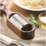 Stainless steel and wood cheese grater for everyday use wood colour second ambient view
