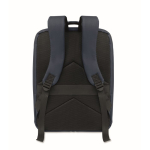 RPET 600D travel backpack with vacuum bag and pump included 18L navy-blue colour fourth view