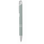 A5 PU notebook set with blue pen and lined pages matt black colour seventh view