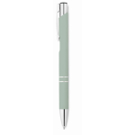 A5 PU notebook set with blue pen and lined pages mint green colour seventh view