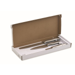 Set of 3 stainless steel kitchen knives for everyday use silver colour second view
