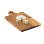 Acacia wood board with handle for everyday cutting and serving wood colour third view