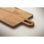 Acacia wood board with handle for everyday cutting and serving wood colour fifth photographic view