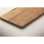 Acacia wood board with handle for everyday cutting and serving wood colour sixth photographic view