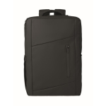 RPET backpack with PU coating for laptops up to 15'' black colour third view