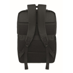 RPET backpack with PU coating for laptops up to 15'' black colour fourth view