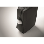 RPET backpack with PU coating for laptops up to 15'' black colour eighth photographic view