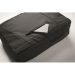 RPET backpack with PU coating for laptops up to 15'' black colour photographic view