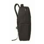 RPET backpack with PU coating for laptops up to 15'' black colour