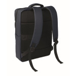 RPET backpack with PU coating for laptops up to 15'' blue colour second view