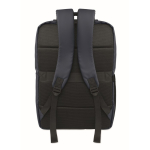 RPET backpack with PU coating for laptops up to 15'' blue colour fourth view