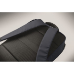 RPET backpack with PU coating for laptops up to 15'' blue colour seventh photographic view
