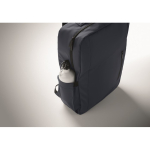 RPET backpack with PU coating for laptops up to 15'' blue colour eighth photographic view