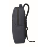 RPET backpack with PU coating for laptops up to 15'' blue colour