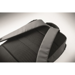 RPET backpack with PU coating for laptops up to 15'' dark grey colour seventh photographic view