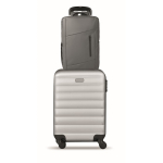 RPET backpack with PU coating for laptops up to 15'' dark grey colour