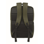 RPET backpack with PU coating for laptops up to 15'' military green colour fourth view