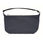 Urban water-repellent nylon crossbody bag with adjustable strap blue colour sixth view