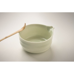5-piece ceramic and bamboo matcha set in gift box mint green colour third photographic view