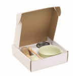 5-piece ceramic and bamboo matcha set in gift box mint green colour sixth view