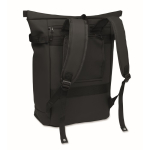 PU backpack with 15” PC capacity and bike straps 20L black colour second view