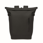 PU backpack with 15” PC capacity and bike straps 20L black colour third view