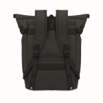 PU backpack with 15” PC capacity and bike straps 20L black colour fourth view
