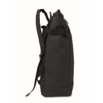 PU backpack with 15” PC capacity and bike straps 20L black colour fifth view