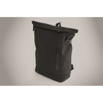 PU backpack with 15” PC capacity and bike straps 20L black colour photographic view