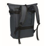 PU backpack with 15” PC capacity and bike straps 20L blue colour second view