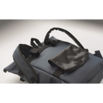 PU backpack with 15” PC capacity and bike straps 20L blue colour photographic view