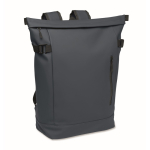 PU backpack with 15” PC capacity and bike straps 20L blue colour
