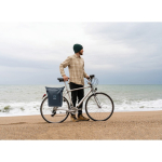 PU backpack with 15” PC capacity and bike straps 20L blue colour main ambient view