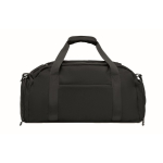 Nylon sports bag with trolley strap and shoulder strap 20L black colour seventh view