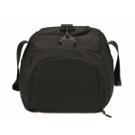 Nylon sports bag with trolley strap and shoulder strap 20L black colour tenth view