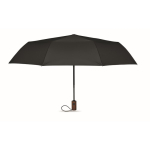 Wind-resistant automatic polyester folding umbrella Ø94 black colour third view