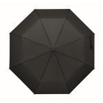 Wind-resistant automatic polyester folding umbrella Ø94 black colour sixth view