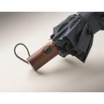 Wind-resistant automatic polyester folding umbrella Ø94 blue colour fifth photographic view
