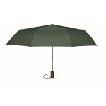 Wind-resistant automatic polyester folding umbrella Ø94 green colour third view