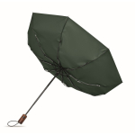 Wind-resistant automatic polyester folding umbrella Ø94 green colour fourth view