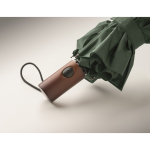 Wind-resistant automatic polyester folding umbrella Ø94 green colour fifth photographic view