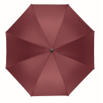 Wind-resistant automatic pongee umbrella with straight handle Ø137 burgundy colour sixth view