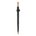 Wind-resistant automatic pongee umbrella with straight handle Ø137 blue colour second view