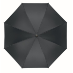 Wind-resistant automatic pongee umbrella with straight handle Ø137 blue colour sixth view