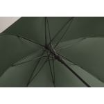Wind-resistant automatic pongee umbrella with straight handle Ø137 green colour fourth photographic view