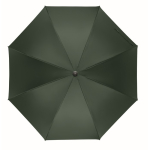 Wind-resistant automatic pongee umbrella with straight handle Ø137 green colour sixth view